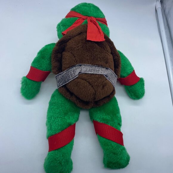 Vtg Teenage Mutant Ninja Turtles Raphael Plush Doll 16" TMNT Stuffed Animal - Picture 4 of 5